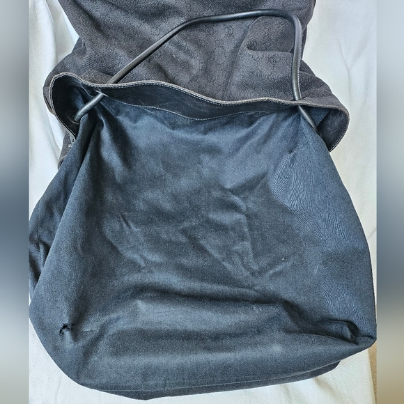 GUCCI tote black denim interlocking G Vintage - Picture 9 of 15